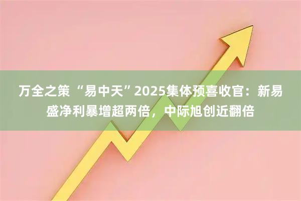 万全之策 “易中天”2025集体预喜收官：新易盛净利暴增超两倍，中际旭创近翻倍