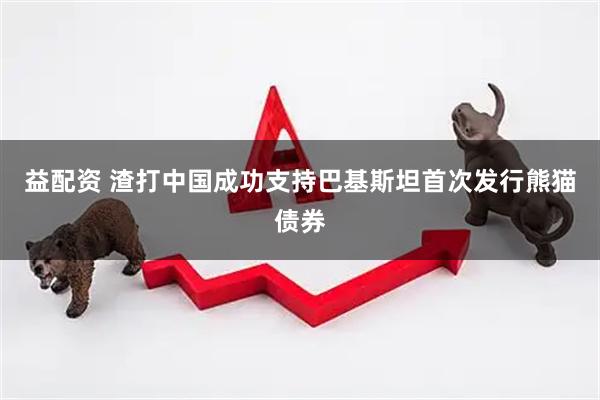 益配资 渣打中国成功支持巴基斯坦首次发行熊猫债券